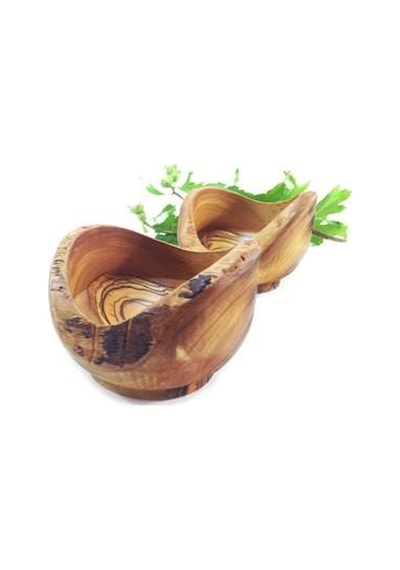 Zethome Zeytin Ağacı Ahşap Kütüklü Kase