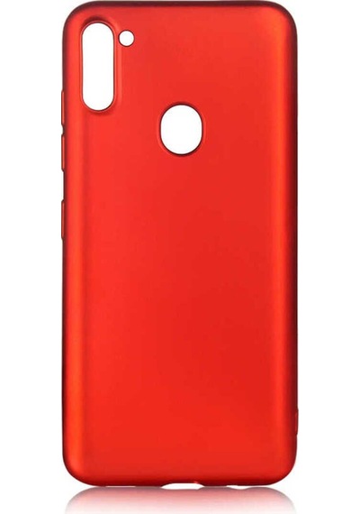 Galaxy A11 Kılıf Zore Premier Silikon Kapak Kırmızı