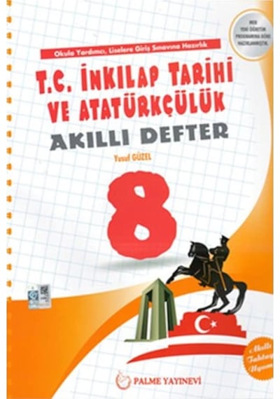 8 Sınıf Inkilap Tarihi Akıllı Defter Palme Yayınları