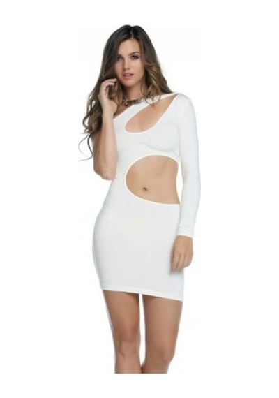 Mini Elbise - Vbah-866021 Çok Renkli