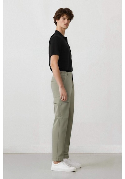 DeFacto Relax Fit Rahat Kesim Yazlık Pantolon Kargo Cepli Düz Paça D5967AX25SPKH442