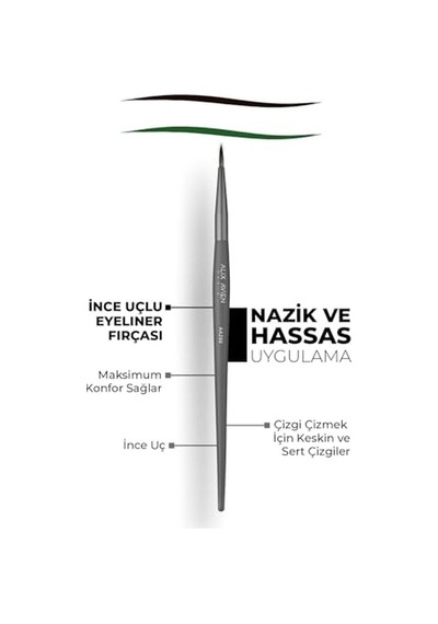 Alıx Avıen İnce Uçlu Eyeliner Fırçası - Eyeliner Brush Aa299
