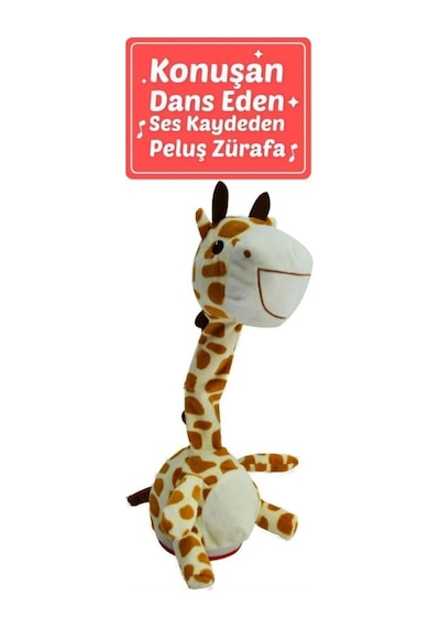 Mey İthalat 50109 40 Cm Konuşan Şaşkın Zürafa -hly
