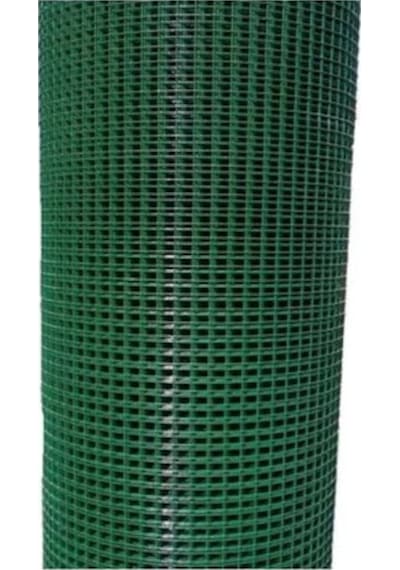 Pvc Puntalı Yeşil Bahçe Çit Teli 12X12 - 100 Cm Yükseklik