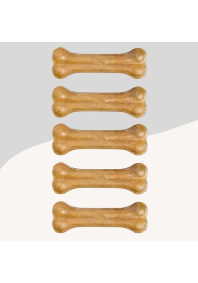 Köpekler İçin Naturel Press Çiğneme Kemiği 15cm 5li Paket