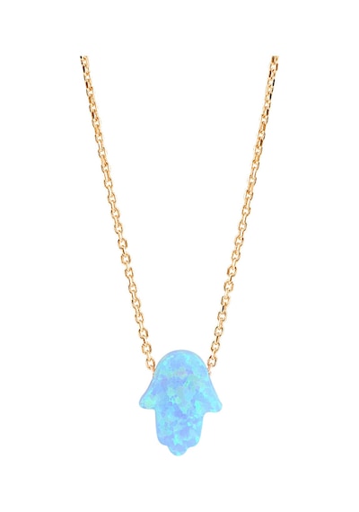 Cosar Sılver 925 Ayar Gümüş Opal Hamsa Bileklik Gold