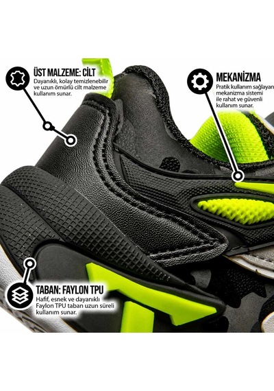 Tuğba Ortopedi T34 Çocuk Rahat Sneaker Sarı