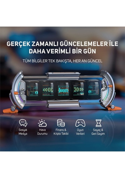 Divoom Timebox Evo Bluetooth Hoparlör + Times Gate Dijital Led Ekran Seti