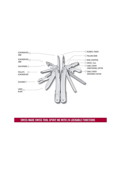 Victorinox 3.0224.3cn Swisstool Spirit Xbs