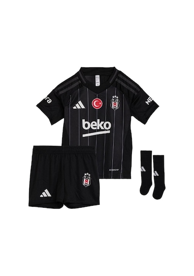 Beşiktaş Lisanslı Adidas Siyah Set Kişiye Özel Forma