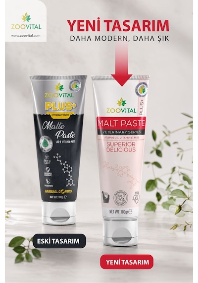 Plus Malte Paste 100 Gr Tüy Yumağı Önleyici Vitamin D3 E Vitamini İçeren Malt Macun