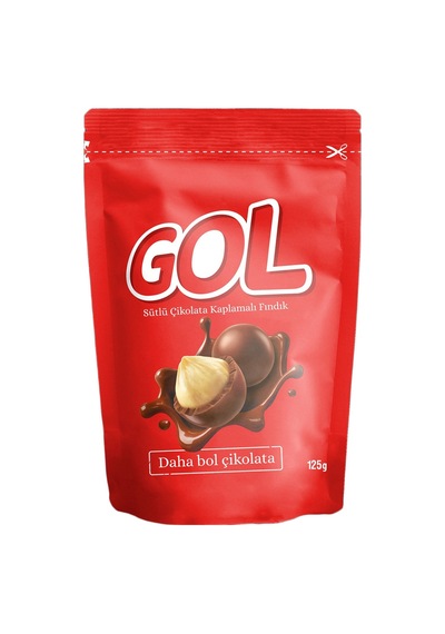 3 Adet Gol Sütlü Çikolata Kaplı Fındık Draje 125 G
