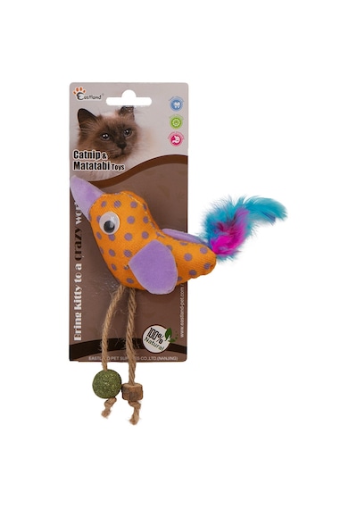 Eastland Matatabi Ve Catnipli Peluş Kuş 12cm N708