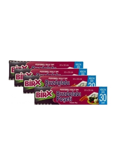 Birx Küçük Boy Buzdolabı Poşeti