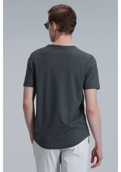Lufian Erkek Junya Basic T-shirt 111020203 Yeşil