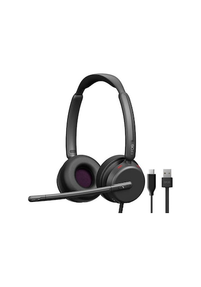 Epos Impact Kablolu 460 Çift Taraflı Usb-a/usb-c Kulaküstü Kulaklık