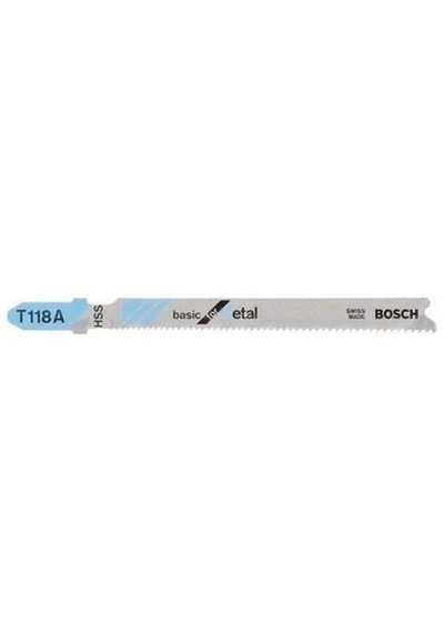 Bosch T 118 A Basic Metal Dekupaj Testere Bıçağı Adetli
