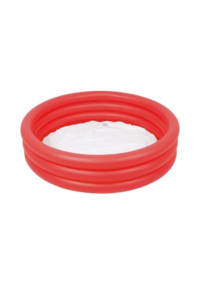 Bestway Kırmızı Çocuk Su Havuzu 3 Boğumlu 122x25 CM Havuz Çok Renkli