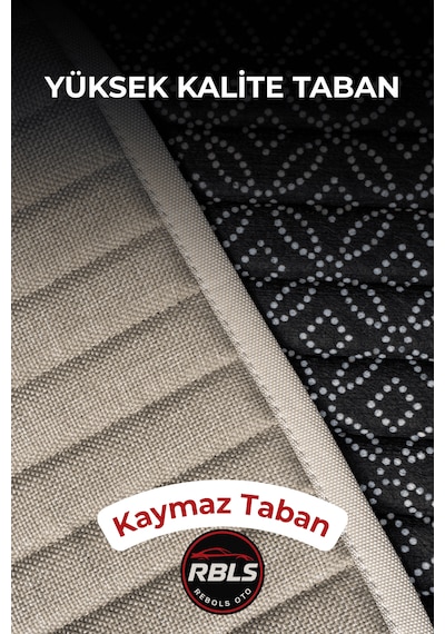 Keten Cepli &terletmez Oto Koltuk Minder Seti -koltuk Koruma Kılıfı-ön Ve Arka Koltuk Tam Set Bej