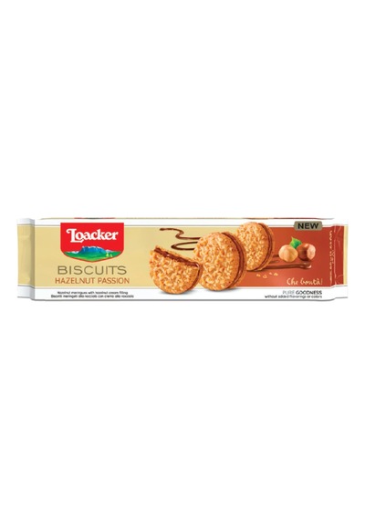 Loacker Biscuits Hazelnut Passion Bisküvi 80 G - 3 Adet Tarı