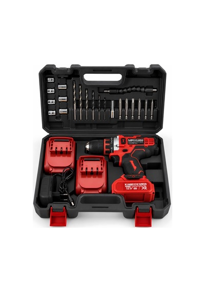 Km0101k 12v Metal Şanzıman Şarjlı Matkap 24 Parça Set
