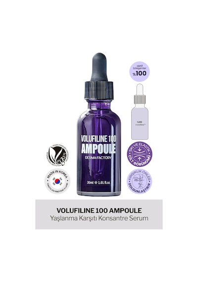 Derma Factory Volufilin İçeren Dolgunlaştırıcı, Konsantre Serum Derma Factory Volufilin 100