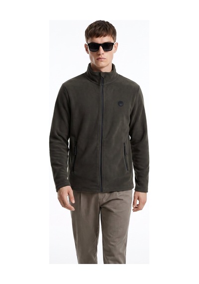 Discovery Expedition D5wm-swt3301 Haki Erkek Polar Sweatshırt