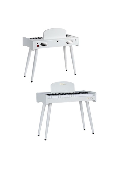 Midex Cp-370wh Ahşap Çocuk Piyanosu Pilli 37 Tuşlu Gerçek Piyano Tuşları