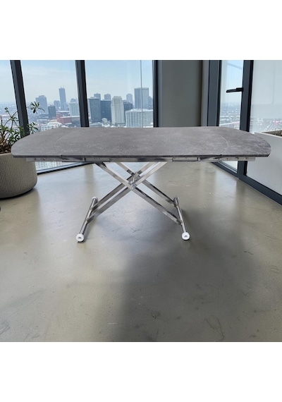 Oval Yan Baştan Açılır Akıllı Masa Üst Tabla Mdf Yüksekliği Ayarlanabilir Pratik Krom Kaplama Antrasit Oval Yan Baştan Açılır Akıllı Masa Üst Tabla Mdf Yüksekliği Ayarlanabilir Pratik Krom Kaplama Antrasit