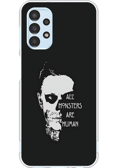 Samsung Galaxy A13 Uyumlu Şeffaf Kılıf American Horror Story Tasarımlı