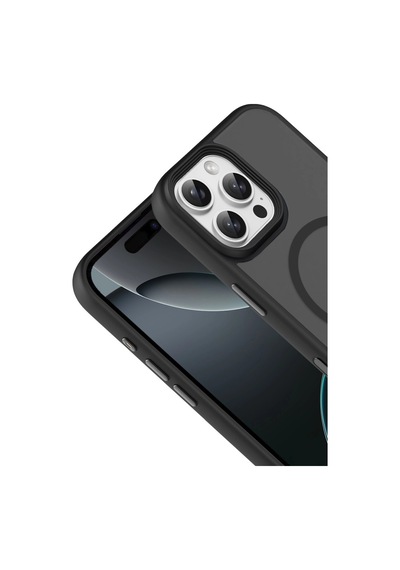 Joko Apple iPhone Uyumlu iPhone 16 Pro Max Megane Magsafe Kapak - Siyah Renkli