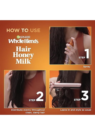 Garnier Whole Blends Hair Honey Milk Isı Koruyucu Saç Spreyi 250ml