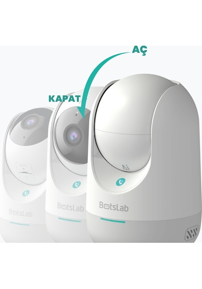 2c Pro Smart Camera - 3k / Tek Tuşla Sesli Arama / 360 Akıllı Güvenlik Kamerası - C222