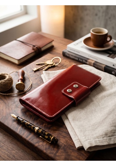 Luna Luster Hakiki Deri Vintage Tasarım Unisex Telefon Bölmeli Seyahat Cüzdanı & Pasaportluk & Portföy Çanta Kızıl Kahve Luna Luster Hakiki Deri Vintage Tasarım Unisex Telefon Bölmeli Seyahat Cüzdanı & Pasaportluk & Portföy Çanta Kızıl Kahve
