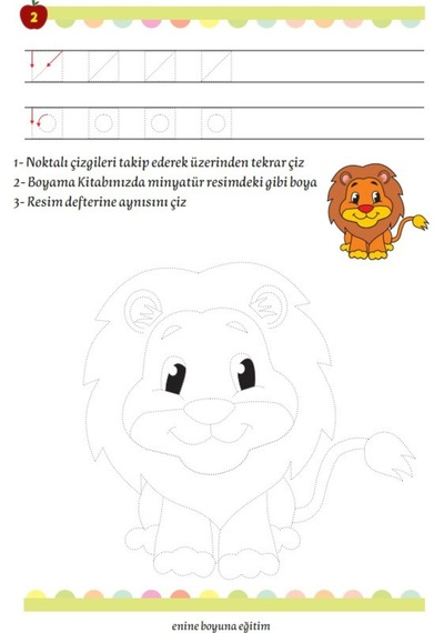 Çizgi Boyama Seti 3 Kitap