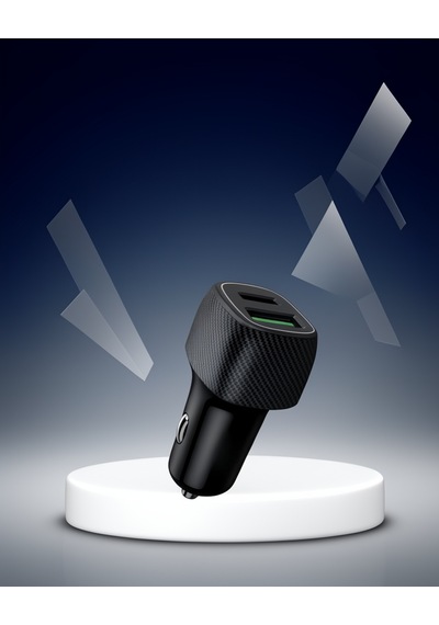 Araç Şarj Cihazı 38w Type-c Usb İki Cihazlı