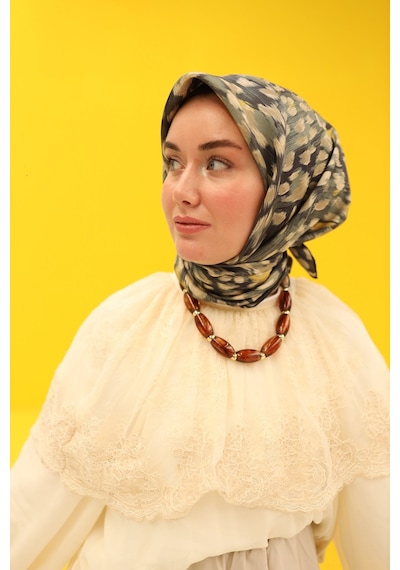 Silk Home Twill İpek Eşarp 11451-27 KOYU YEŞİL