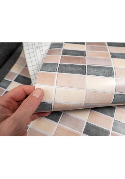 Ecce EFL079 Desenli Kendiliginden Yapışkanlı Kaplama Folyosu 45 CM x 1 MT