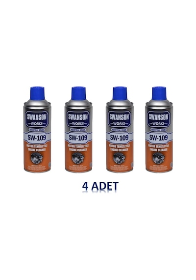 SWANSON DIŞTAN SUSUZ MOTOR TEMİZLEME SPREY 400ML 4 ADET FİYATIDIR