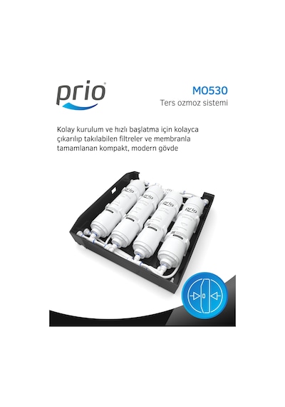 Prio Mo530 Slim 15 L Tanklı Pompasız Su Arıtma Cihazı