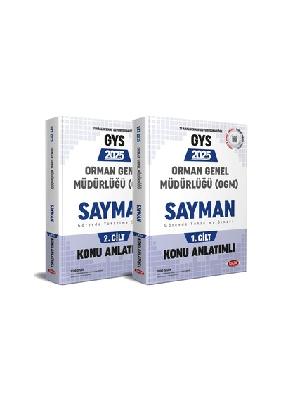Orman Genel Müdürlüğü Sayman Görevde Yükselme Sınavı Konu Anlatımlı 1-2 2025