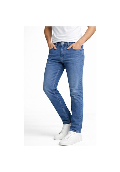 Classics Men Erkek Slim Fit Dar Paça Esnek Likralı Denim Jeans Kot Pantolon 7573 Mavi