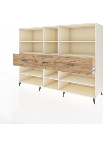 Kronos Dolap 9 Raflı 3 Çekmeceli 220x59x163 Aytaşı-aytaşı/çam Aytası/atlas Çam - Aytası Kronos Dolap 9 Raflı 3 Çekmeceli 220x59x163 Aytaşı-aytaşı/çam Aytası/atlas Çam - Aytası