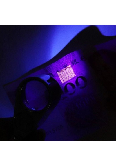 Mini Led Işıklı Büyüteç Full Çelik Büyüteç Lup Mercek Kuyumcu Büyüteci