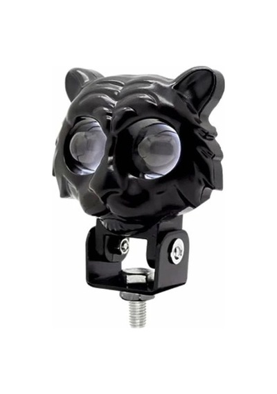 Beyaz Sarı Çakarlı Led Kedi Off Road, Motosiklet Sis Farı Çalışma Lambası 12-24v 20w