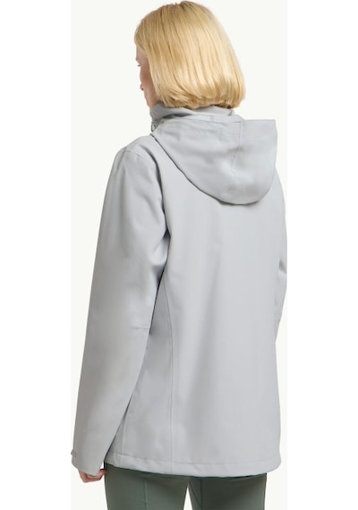 Jack Wolfskin Jack Wolfskın Traıltıme 2l Jkt W Kadın Cool Grey Outdoor Ceketi A63902-6709 Gri