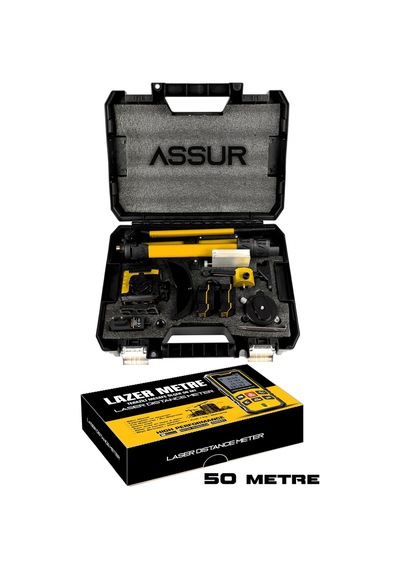 Lazer Metre + 360 16 Köşe Otomatik Hizalama Tripod'lu Lazer Metre Hizalama-3180