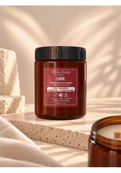 Aromaterapi Soya Mum - Love Aşk 150 Gr Beyaz