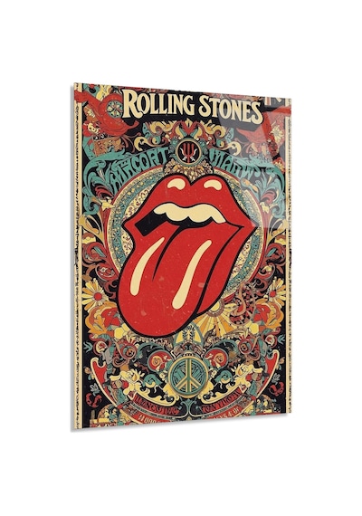 Rolling Stones Müzik Posteri - Cam Tablo - Deg1534 80 X 125 Cm