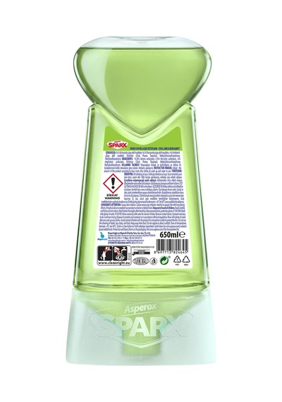 Asperox Sparx Summer Edition Cool Lime & Bergamot Sıvı Bulaşık Deterjanı 650 Ml